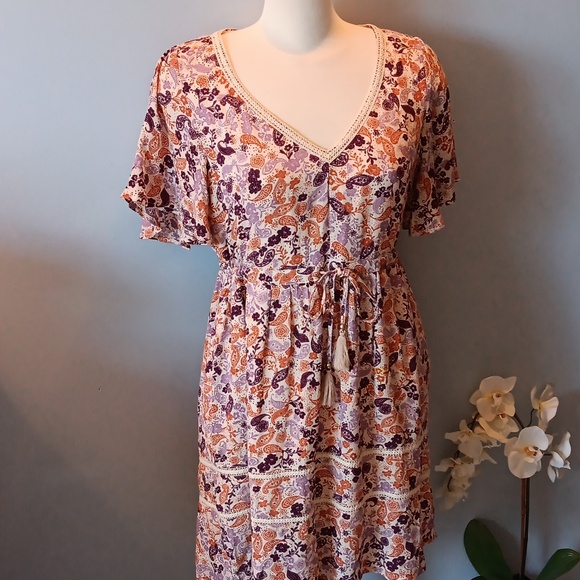 Idyllwind Miranda Lambert Blossom Court floral dress NWOT - Picture 2 of 7